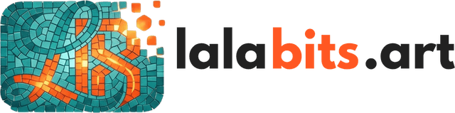 lalabits.art — koyu yatay